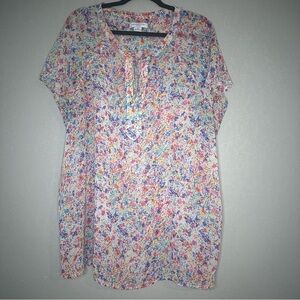 Liz Claiborne Floral Multicolor Women's Top